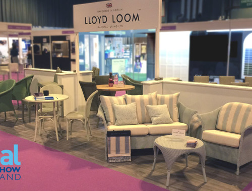 Lloyd Loom at the ideal home show scotland