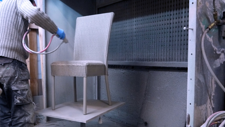 Lloyd Loom chair paint Lloyd Loom