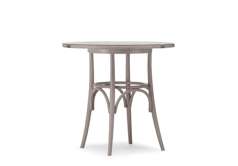 Lloyd Loom Bistro Round Table with Weave & Glass Top TT010G