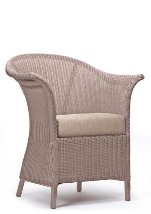 Lloyd Loom Fairbank Wide Armchair with upholstered drop-in cushion TA001D